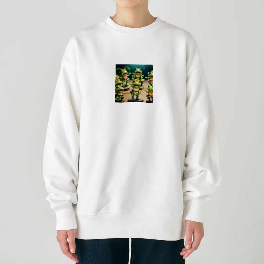 二宮大輔のパーティーカエル Heavyweight Crew Neck Sweatshirt