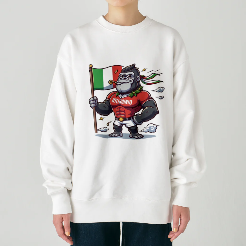 スピリチュアルキャットのゴリラシリーズ Heavyweight Crew Neck Sweatshirt