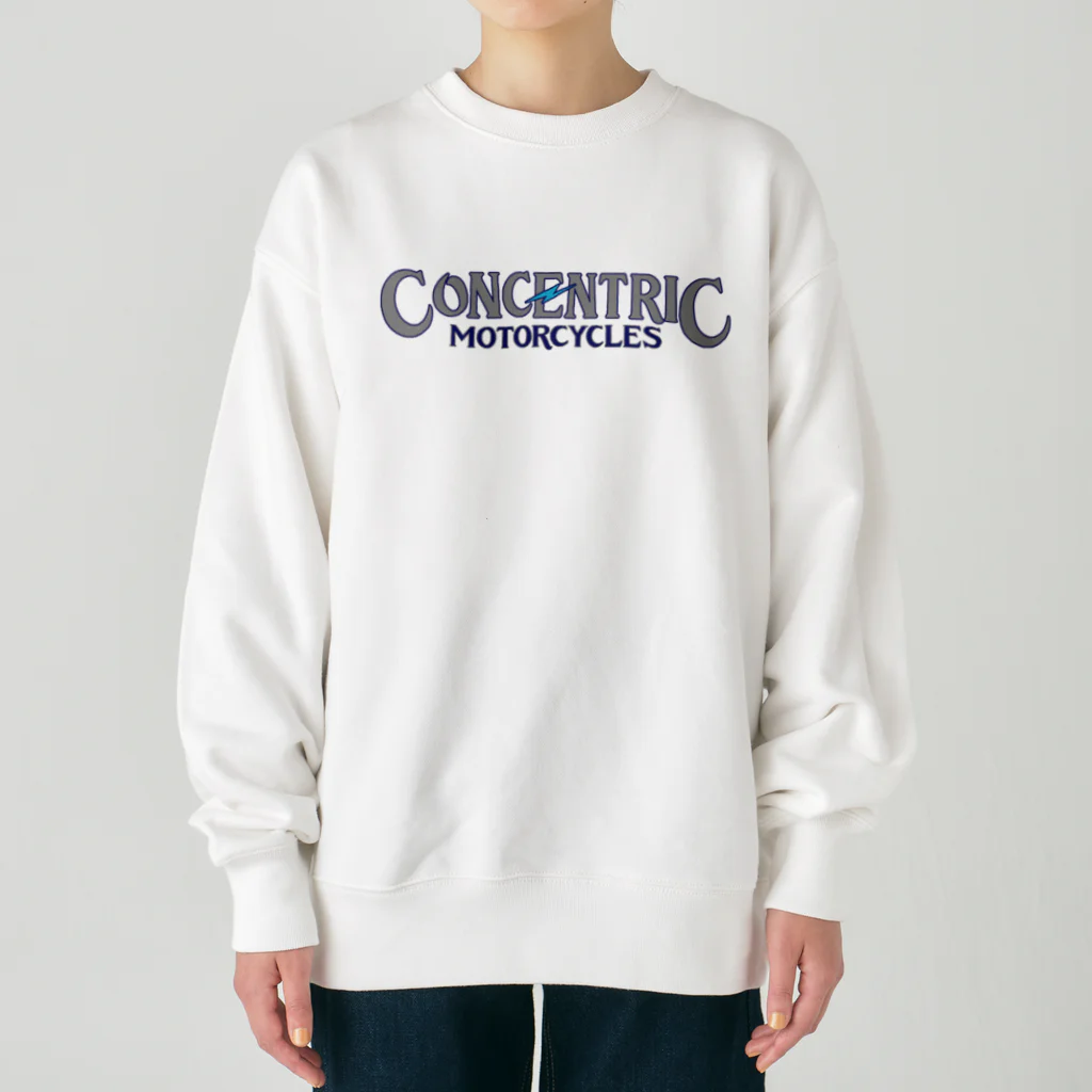 concentric-eshopのconcentric motorcycle originalgoods Heavyweight Crew Neck Sweatshirt