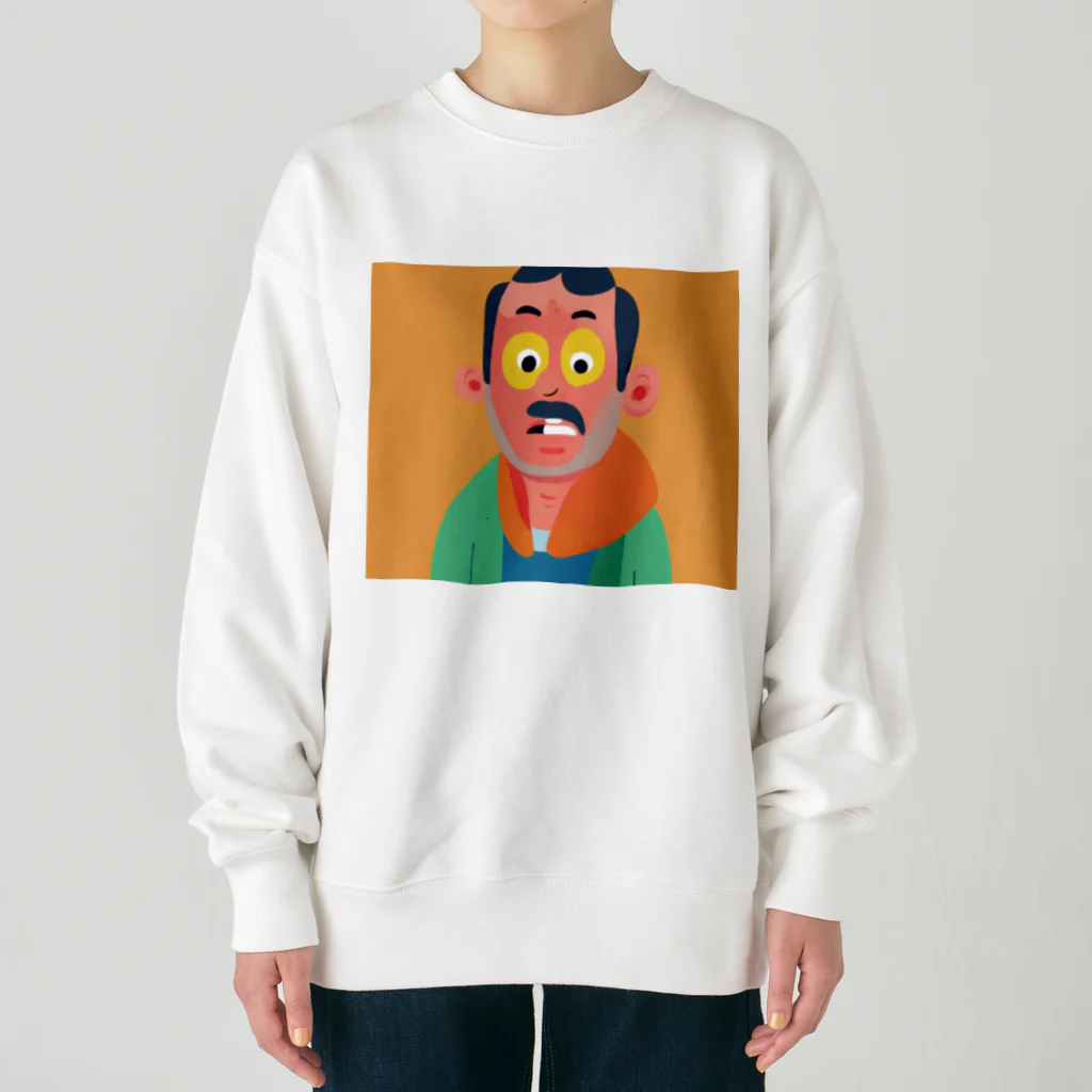 JINPACHIの努力家な男 Heavyweight Crew Neck Sweatshirt