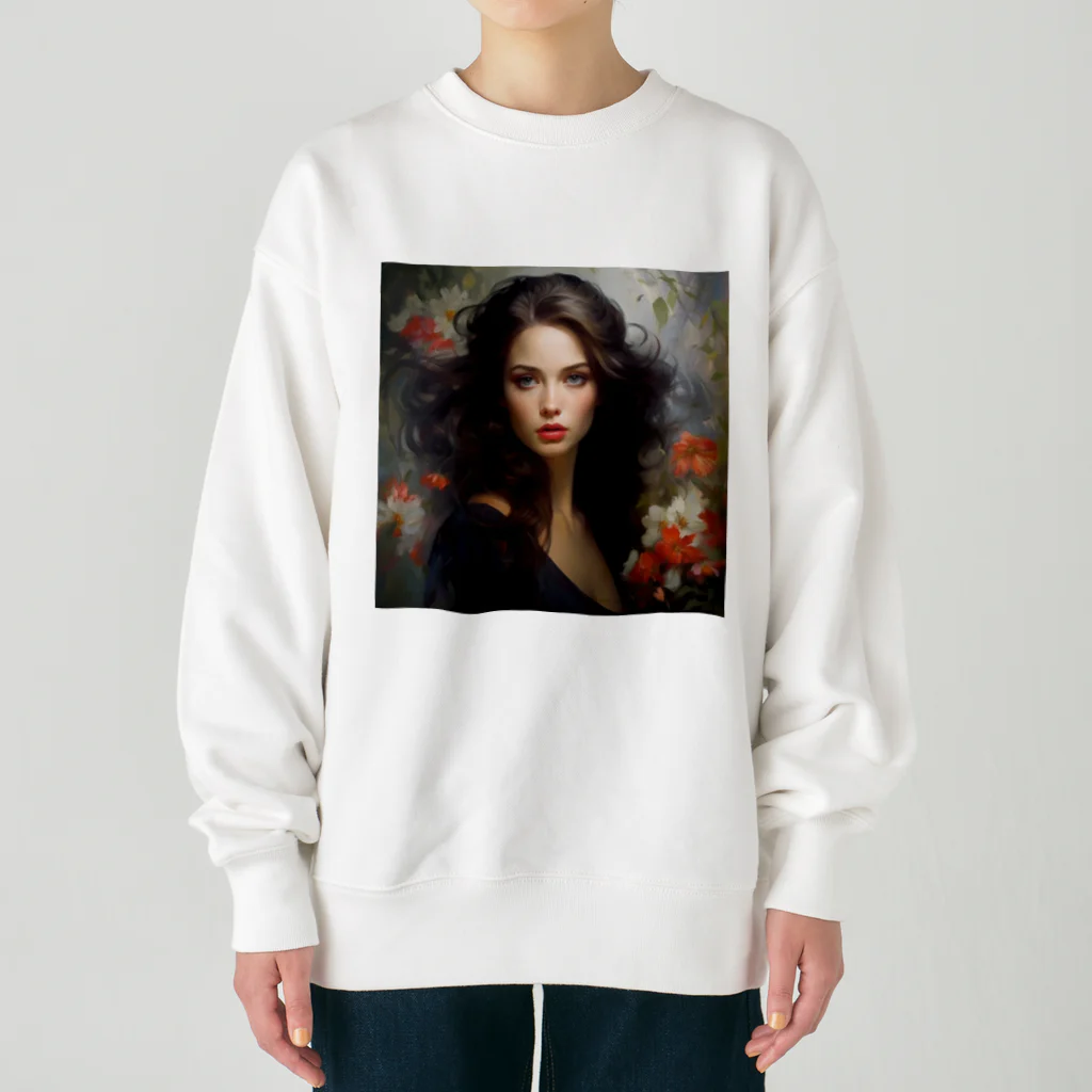 AQUAMETAVERSEの上品な美女　なでしこ1478 Heavyweight Crew Neck Sweatshirt