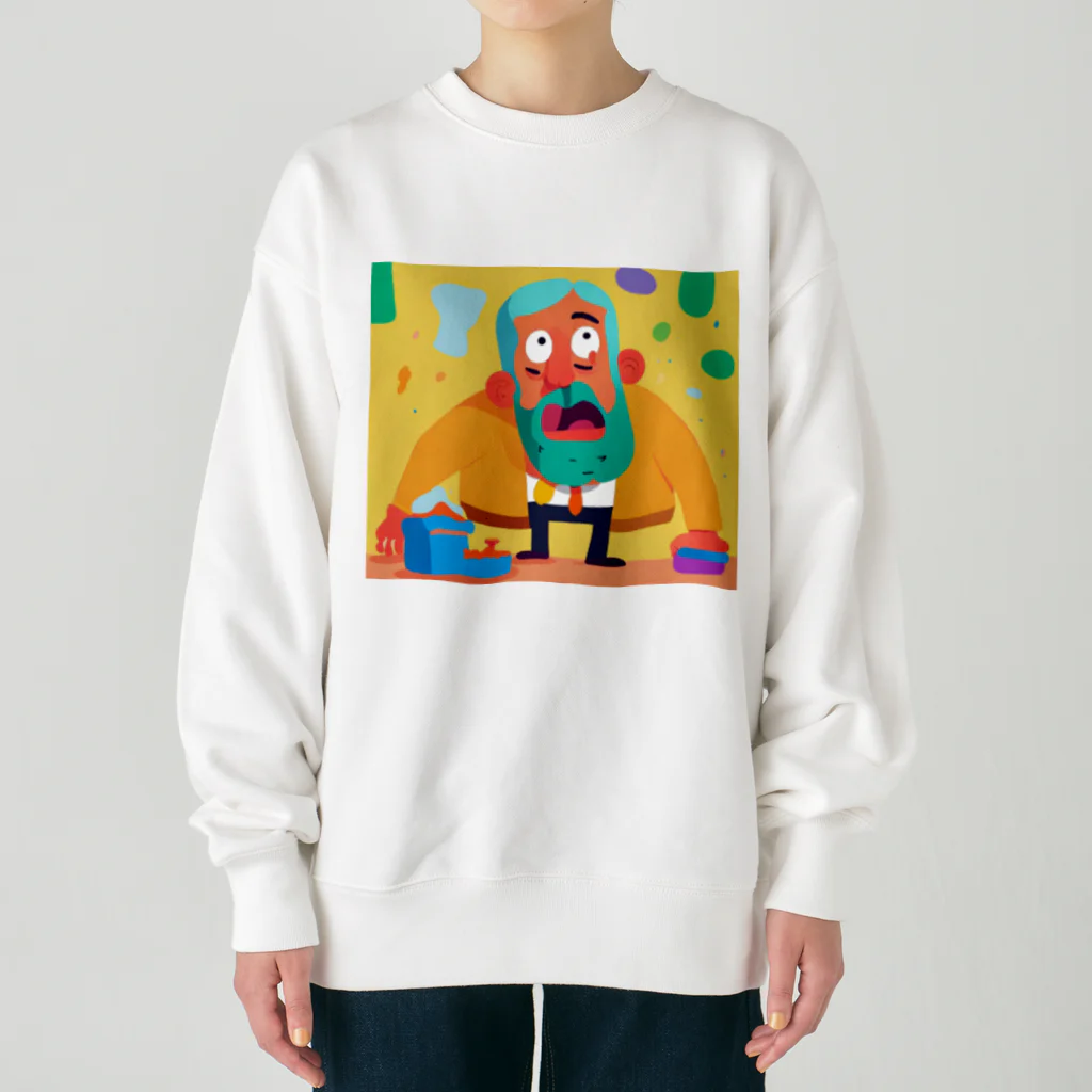 JINPACHIの気配りができる男 Heavyweight Crew Neck Sweatshirt