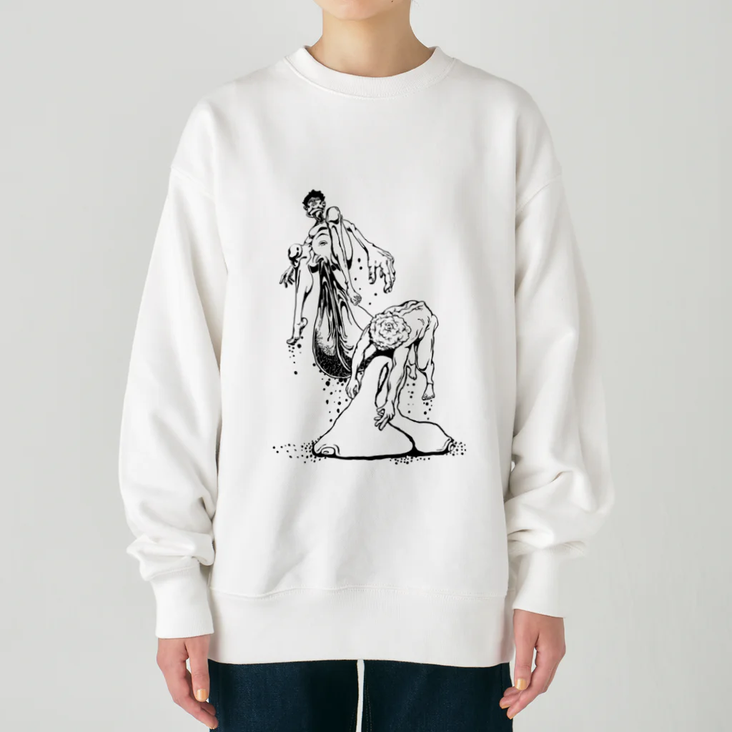 不必需品店のタマ緒とブブ美 Heavyweight Crew Neck Sweatshirt