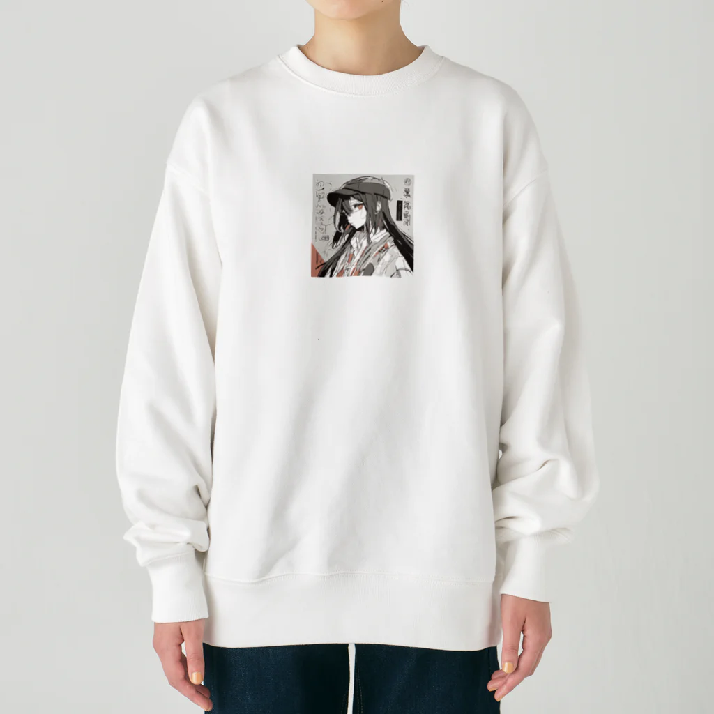 d-design-labの探偵少女 Heavyweight Crew Neck Sweatshirt