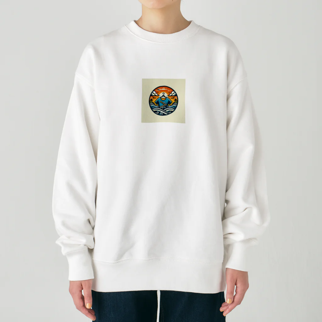 myojinのオシャレなロゴ Heavyweight Crew Neck Sweatshirt