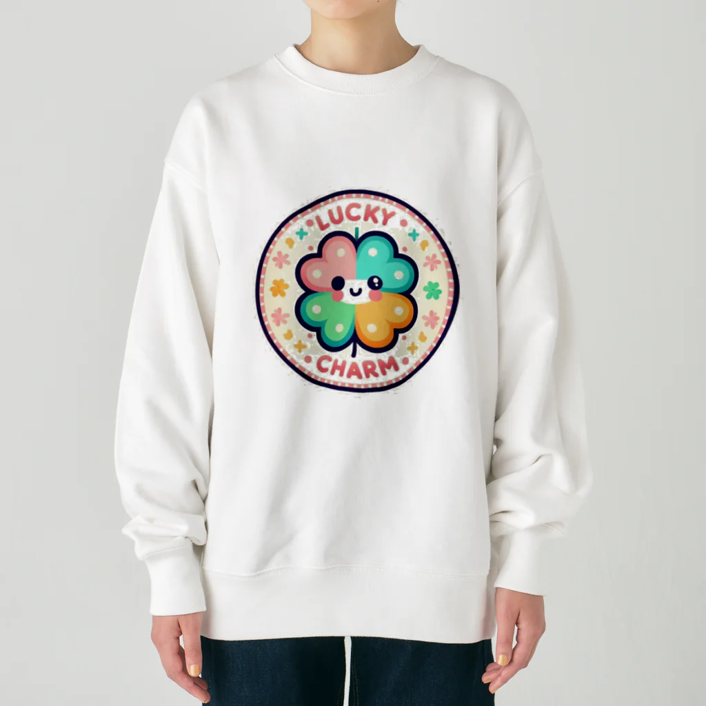 スタイリッシュベアーのラッキーチャーム Heavyweight Crew Neck Sweatshirt