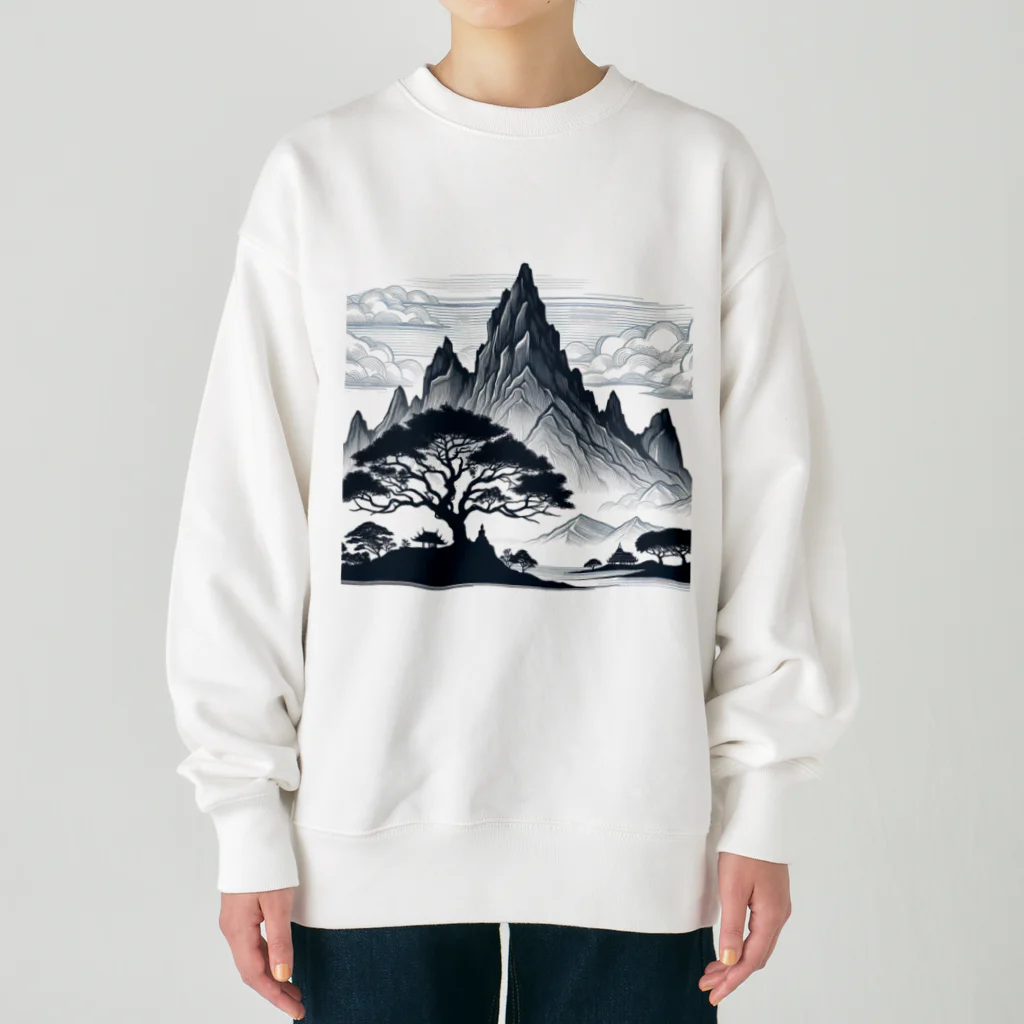 Qten369の甲賀の里 Heavyweight Crew Neck Sweatshirt