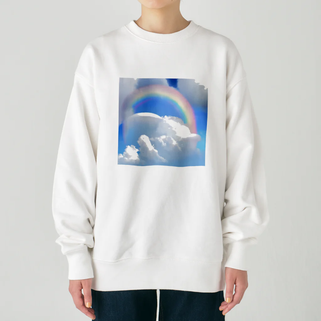 million-mindの雲にカモフラージュしたUFO Heavyweight Crew Neck Sweatshirt