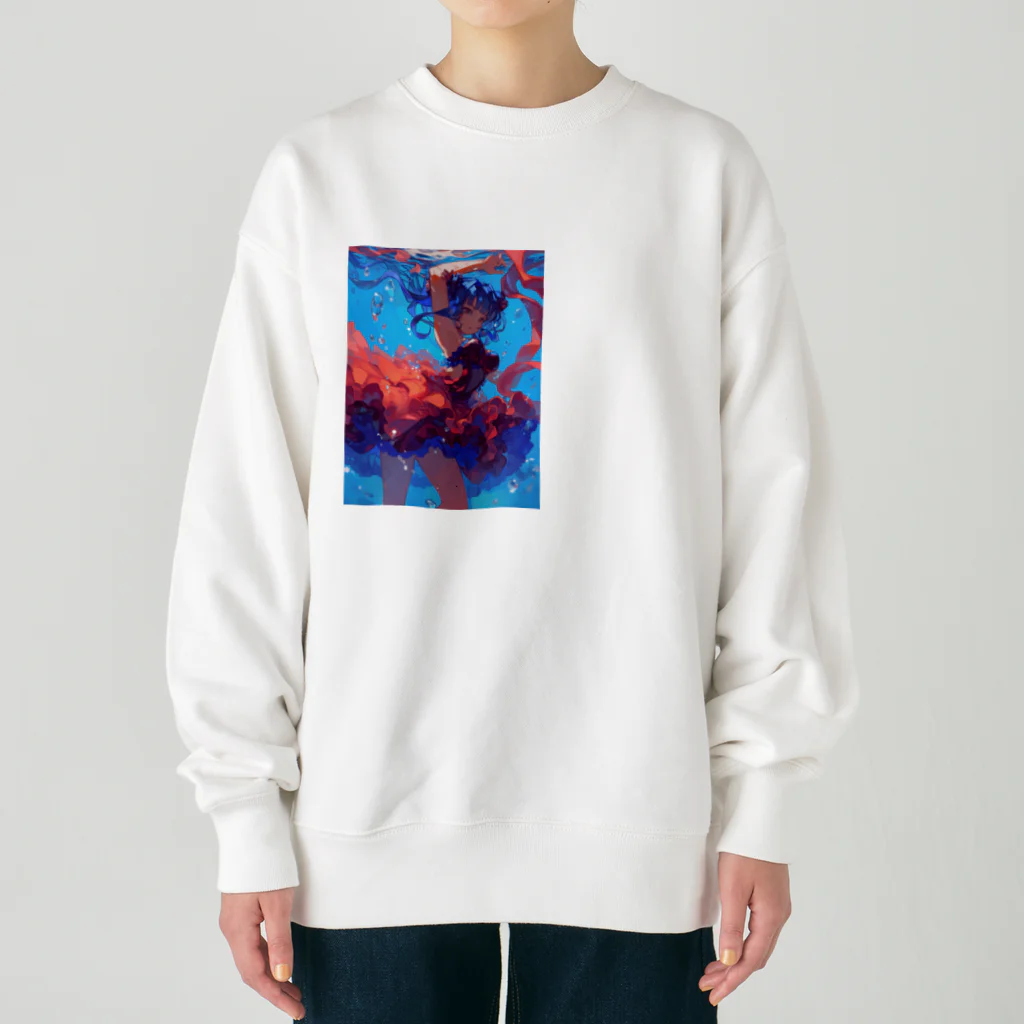 AQUAMETAVERSEの海の中の美ボディ　ラフルール　1859 Heavyweight Crew Neck Sweatshirt