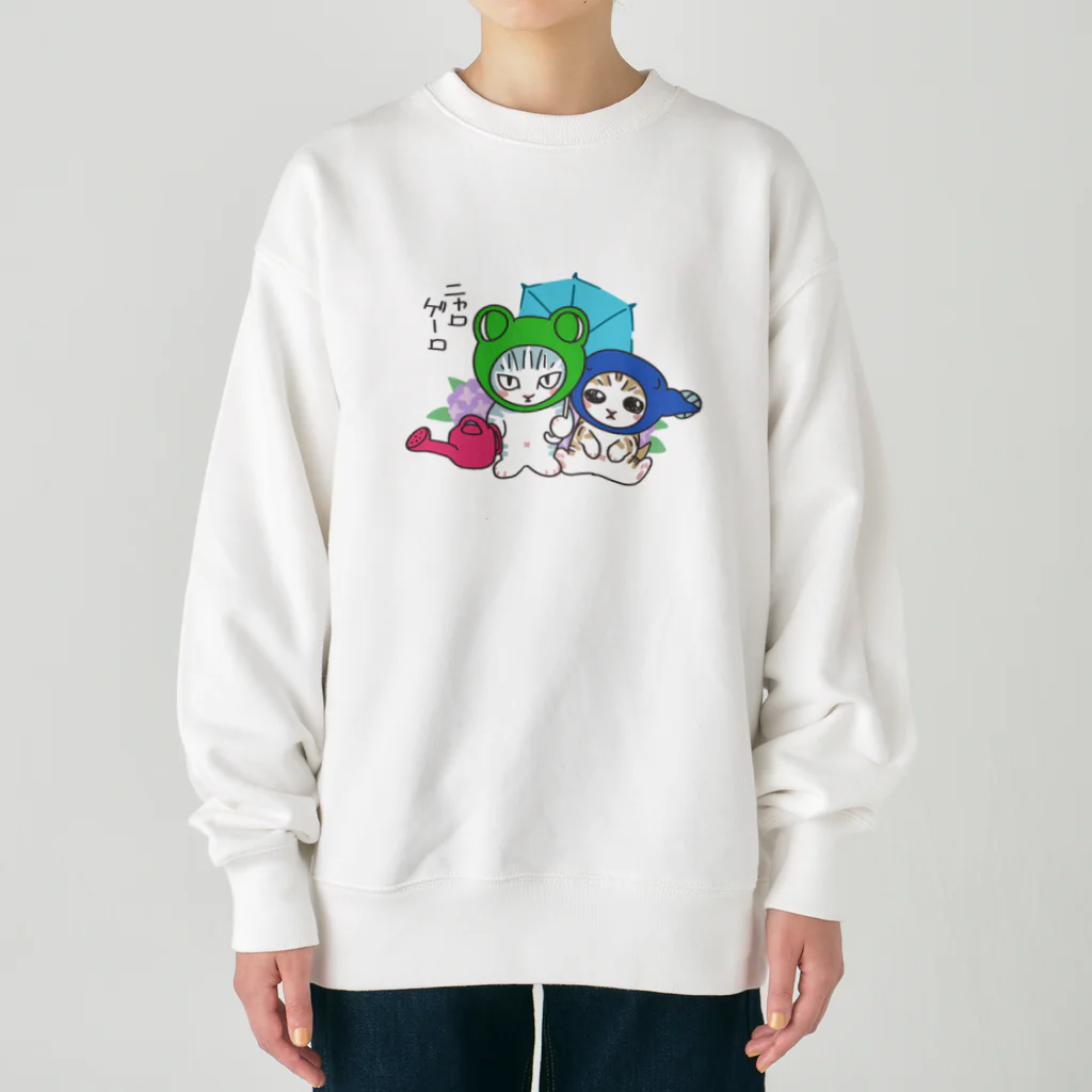 nya-mew（ニャーミュー）のニャロゲーロ Heavyweight Crew Neck Sweatshirt