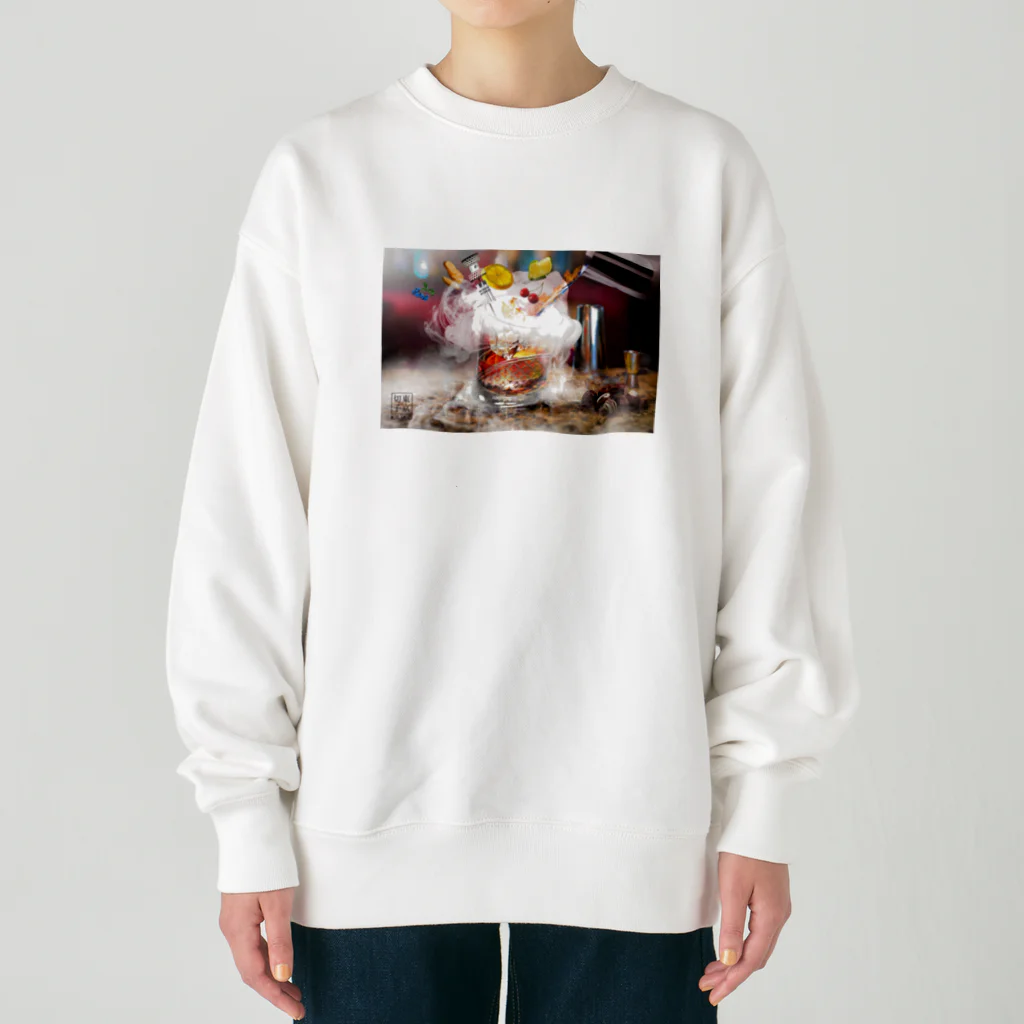 KILIKOStudiosの東京切子ロックグラス Heavyweight Crew Neck Sweatshirt