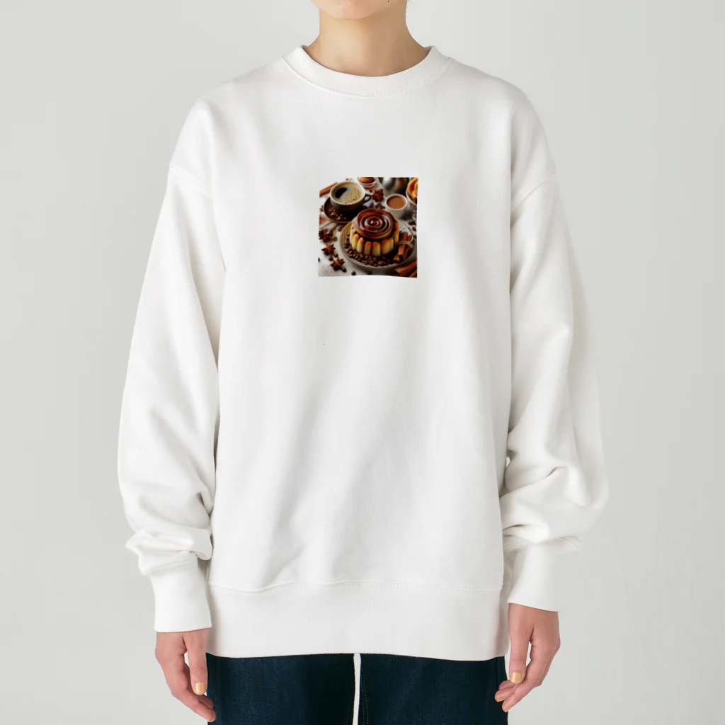 アミュペンの香り高いコーヒーの贅沢コンビネーション✨ Heavyweight Crew Neck Sweatshirt