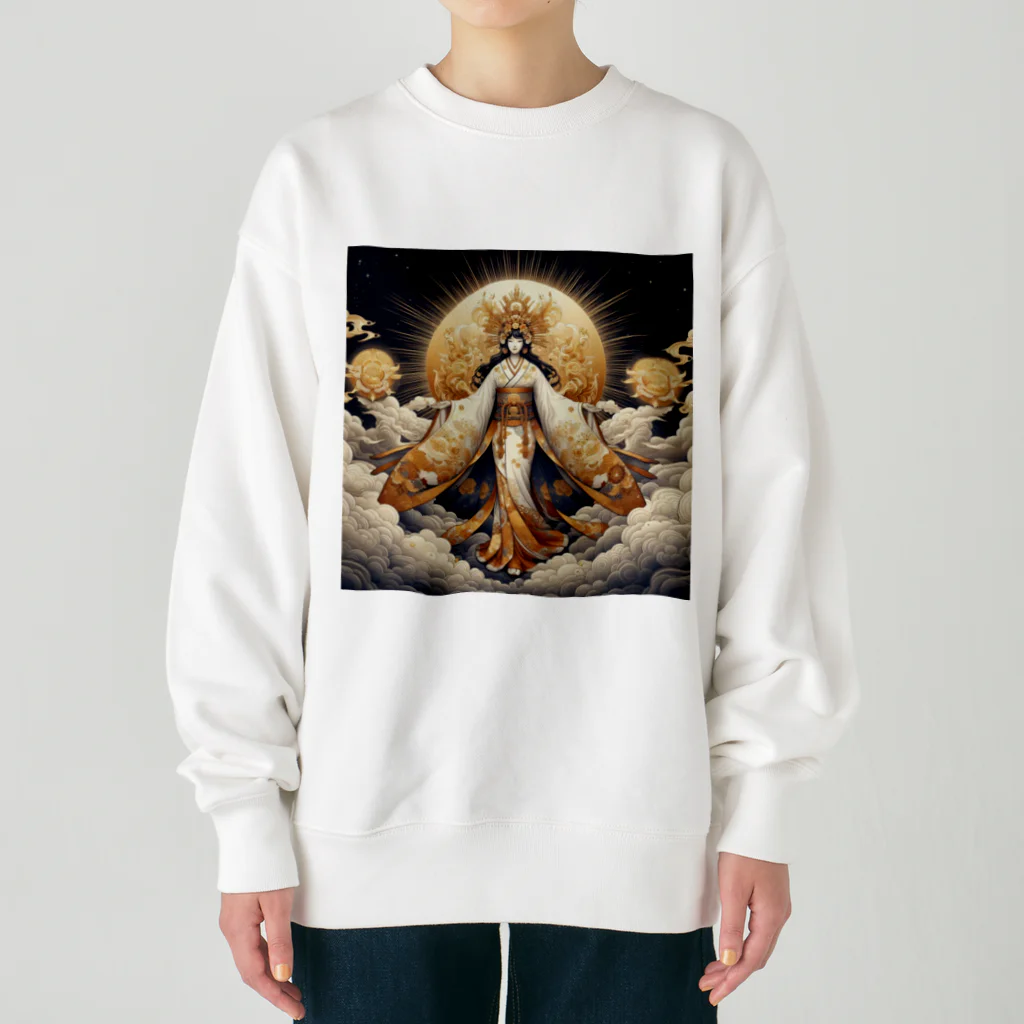 Ken77788の天照大御神 Heavyweight Crew Neck Sweatshirt