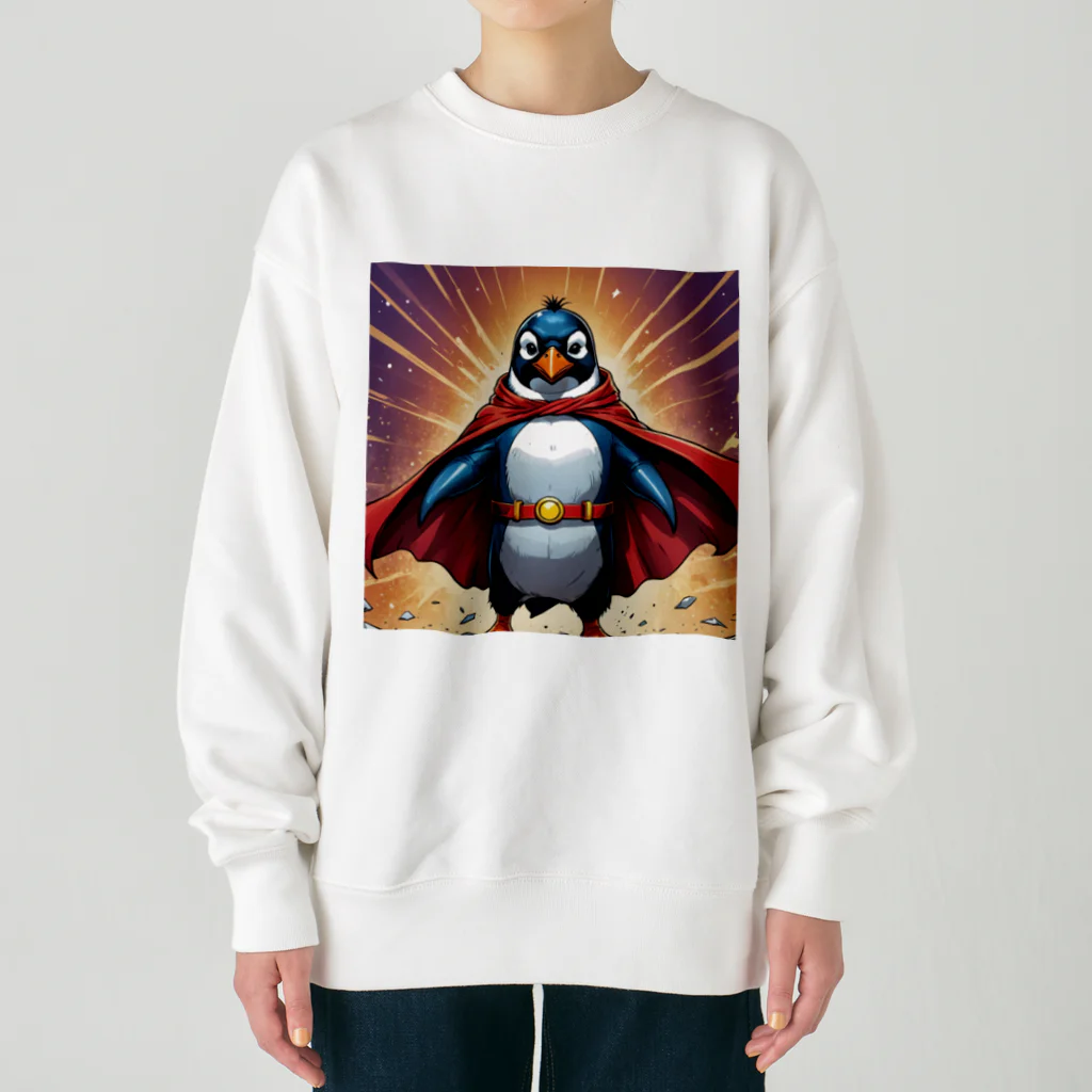 pen.のペンギンのヒーロー登場！ Heavyweight Crew Neck Sweatshirt