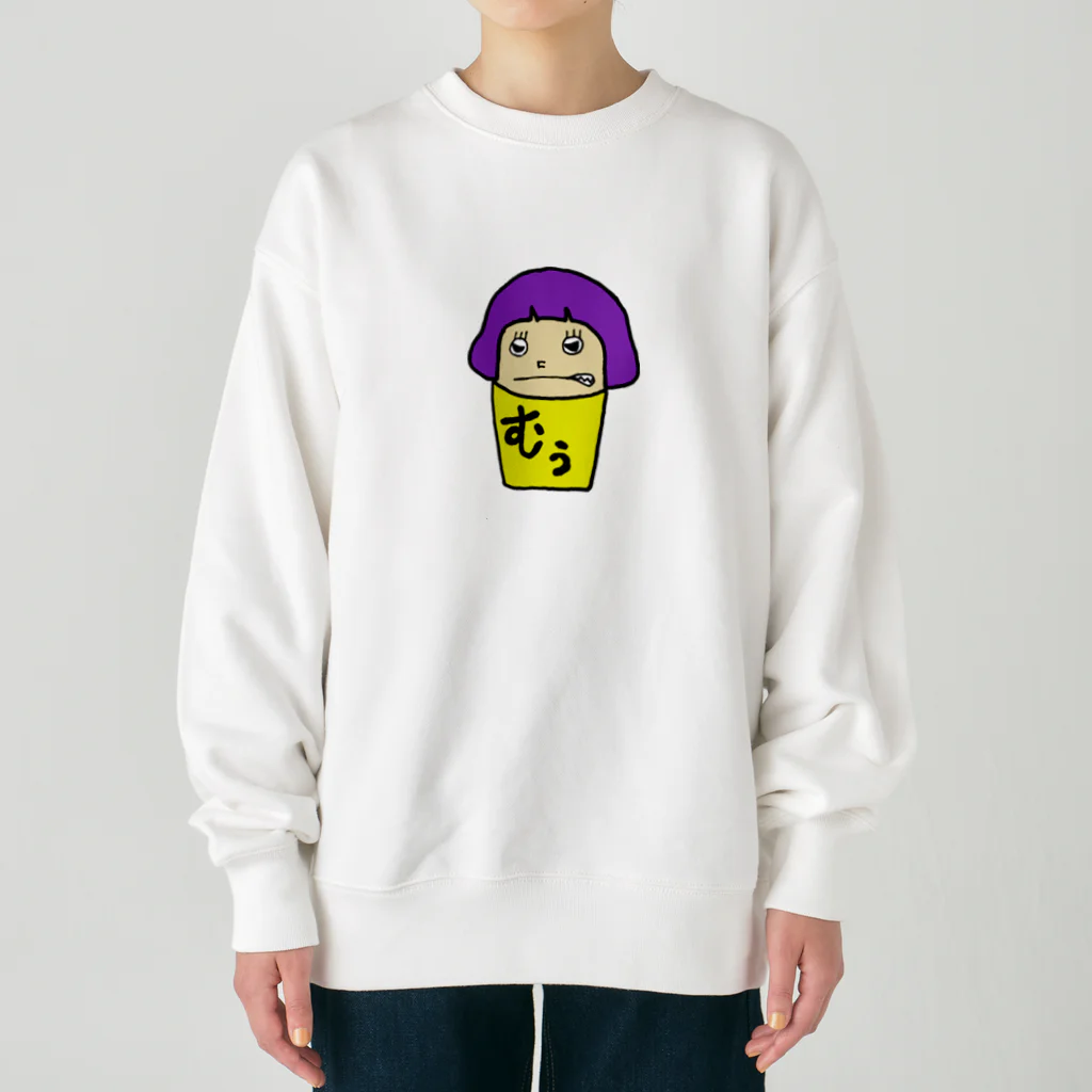 sooomaxの四角いちゃん(怒) Heavyweight Crew Neck Sweatshirt