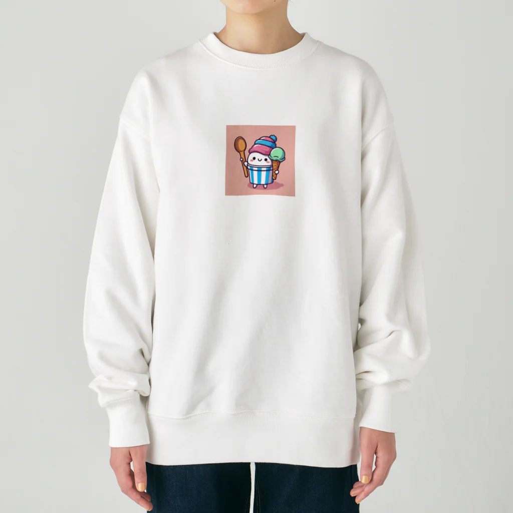 たくみのグッズ販売のアイスクリーム大好きちゃん Heavyweight Crew Neck Sweatshirt