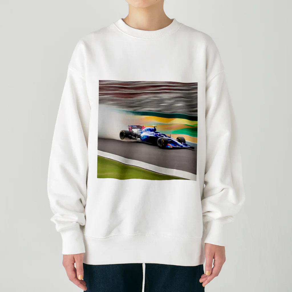 the blue seasonのスピードの彩り - F1レーシング Heavyweight Crew Neck Sweatshirt