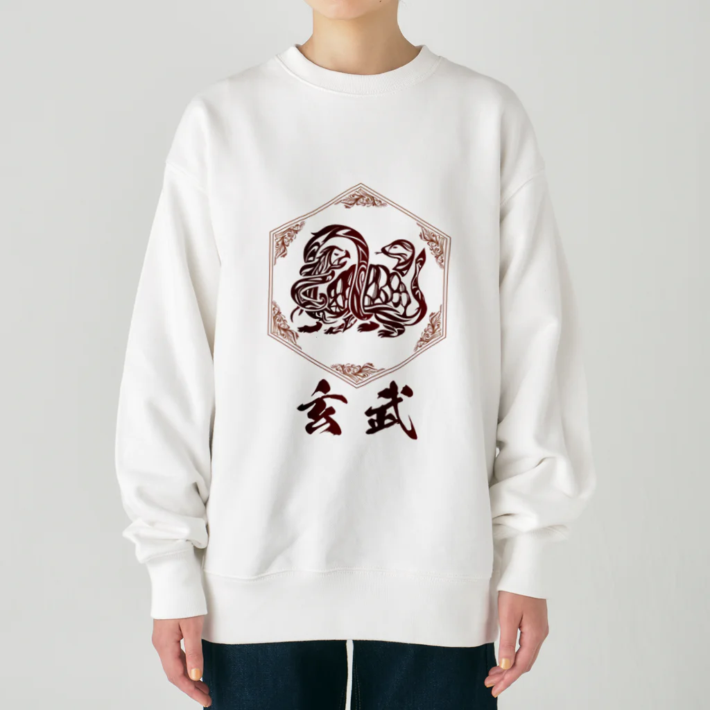 chicodeza by suzuriのザ・玄武 Heavyweight Crew Neck Sweatshirt