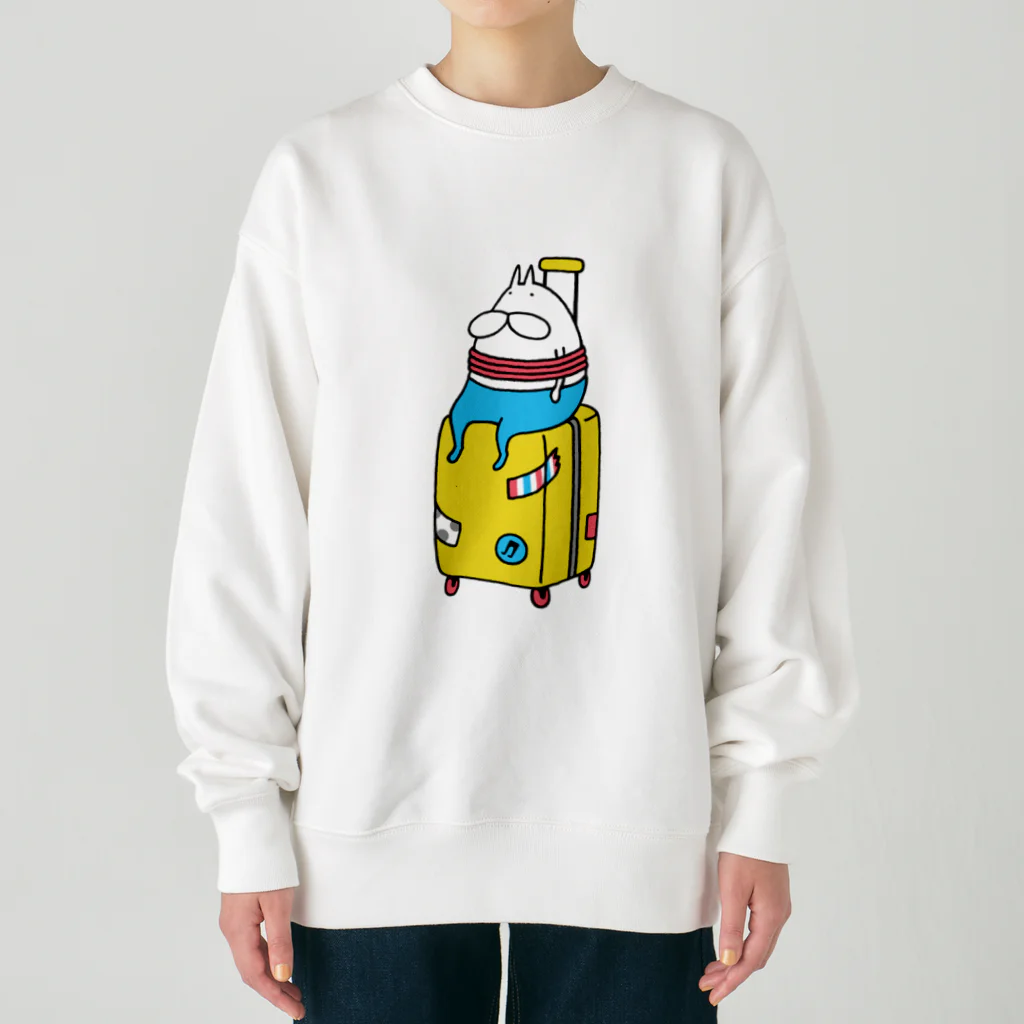 くらきち ONLINE SHOPのねこタイツと旅に出る Heavyweight Crew Neck Sweatshirt