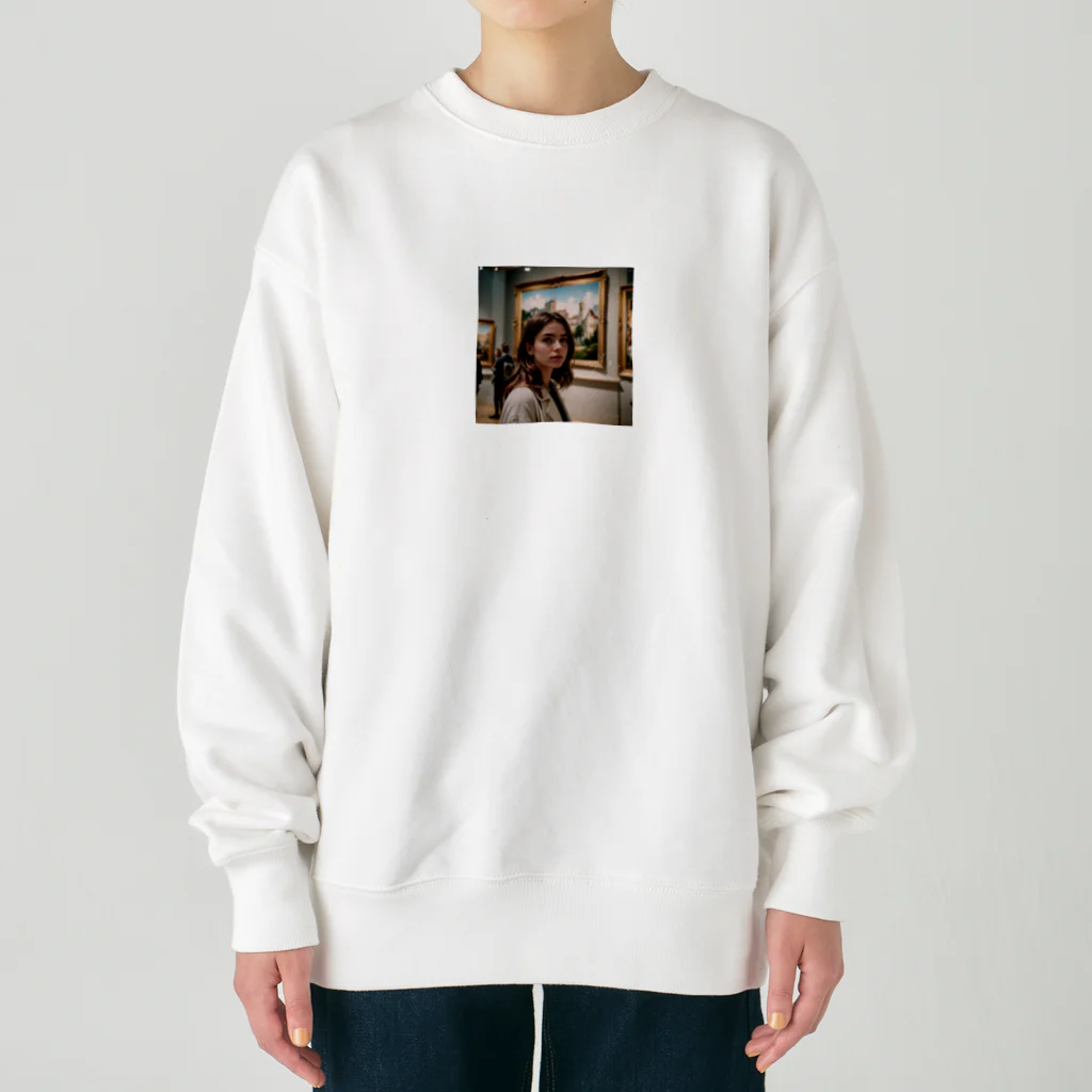 w5160の美術館にて Heavyweight Crew Neck Sweatshirt