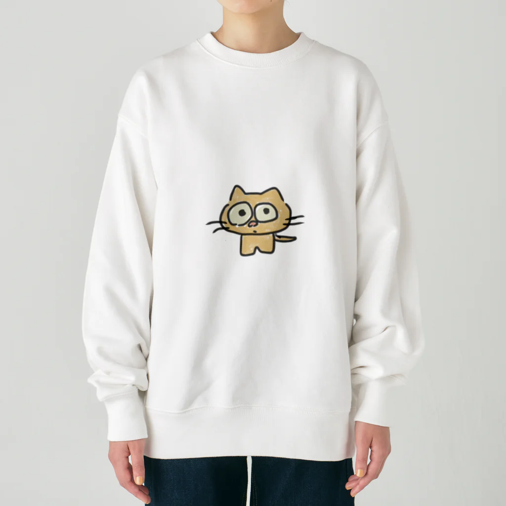 ハシビッチのみけちゃん Heavyweight Crew Neck Sweatshirt