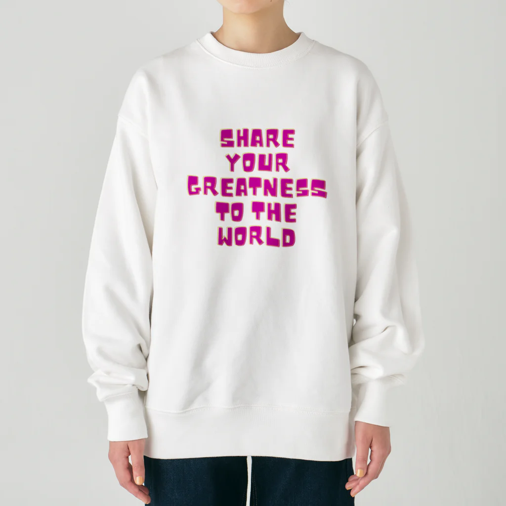 The Alburos & Co.のShare your Greatness to the World  ヘビーウェイトスウェット