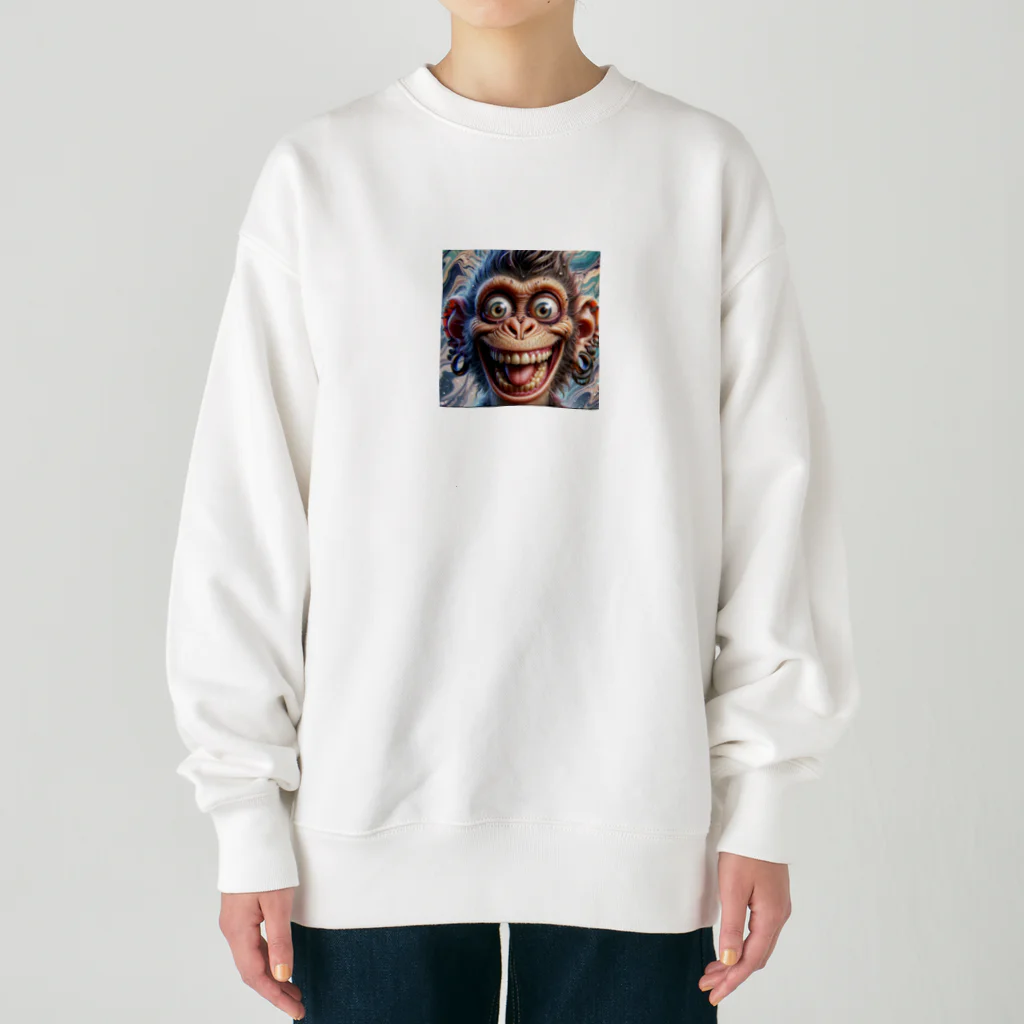 crazy_x_crazyのクレイジーモンキー Heavyweight Crew Neck Sweatshirt