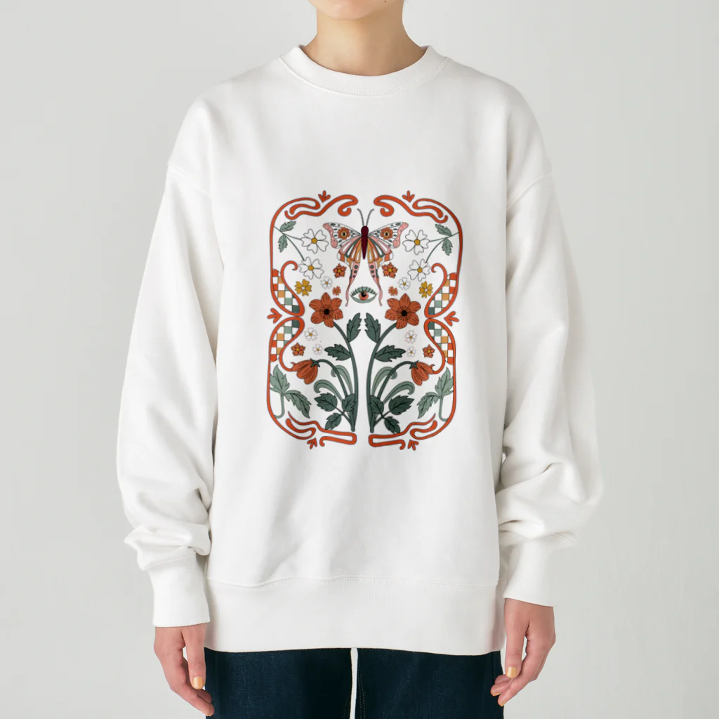 NatureDesignStoreのファンタジー蝶々 Heavyweight Crew Neck Sweatshirt