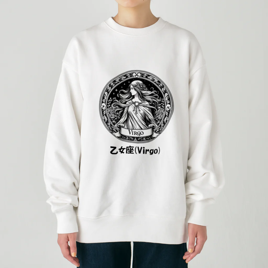 keystoneの乙女座(Virgo) Heavyweight Crew Neck Sweatshirt