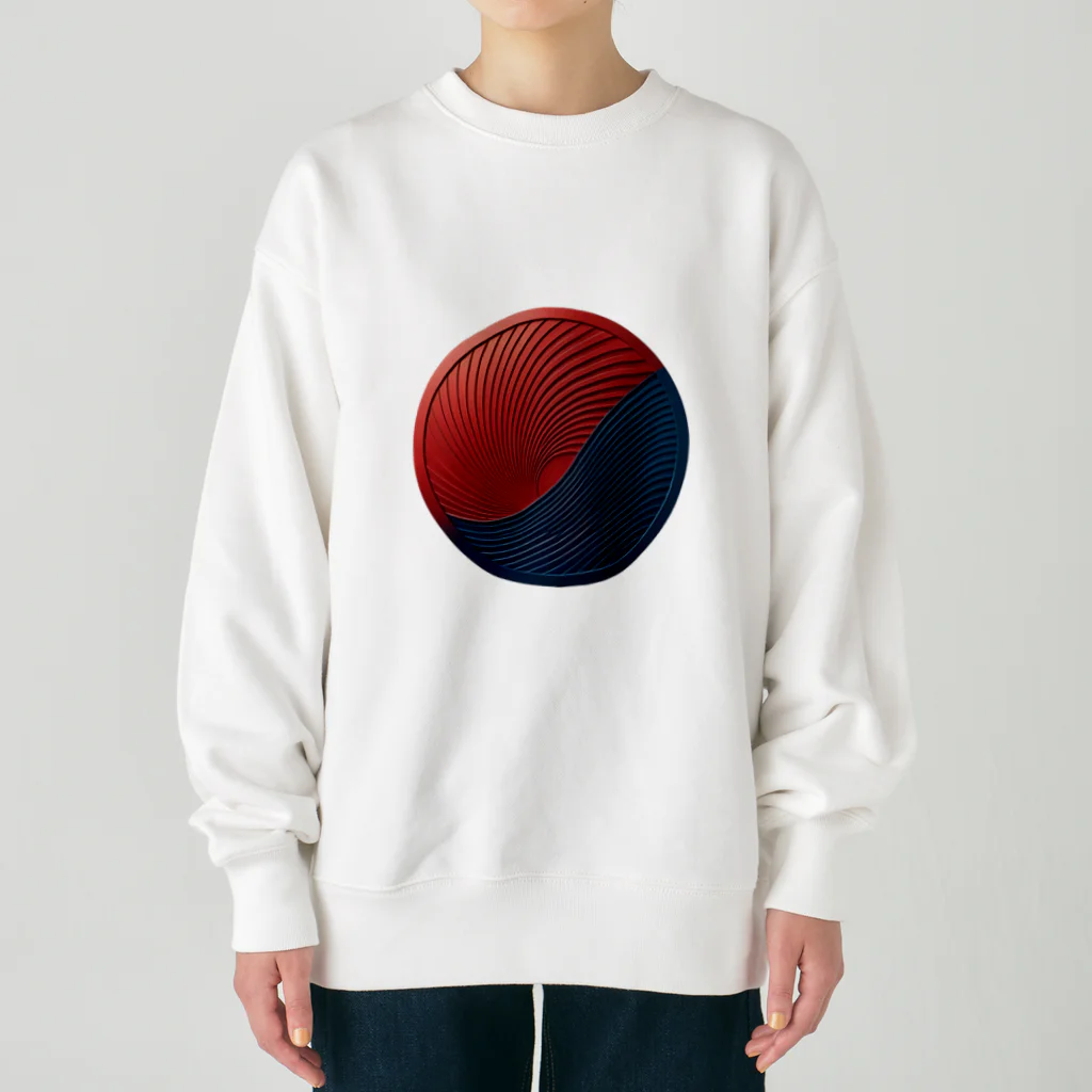 shoxxの赤青転生オーラ集中 Heavyweight Crew Neck Sweatshirt