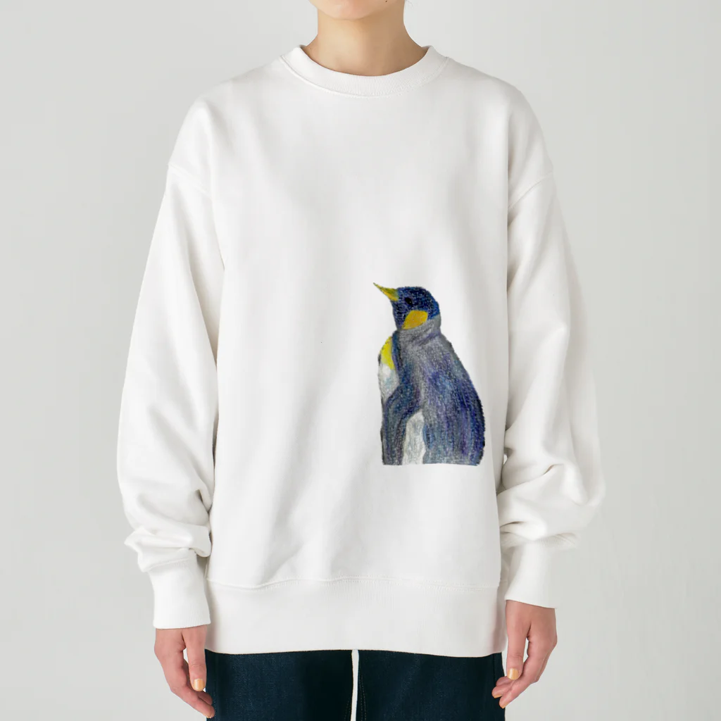 つぎの皇帝ペンギン　ひとり Heavyweight Crew Neck Sweatshirt