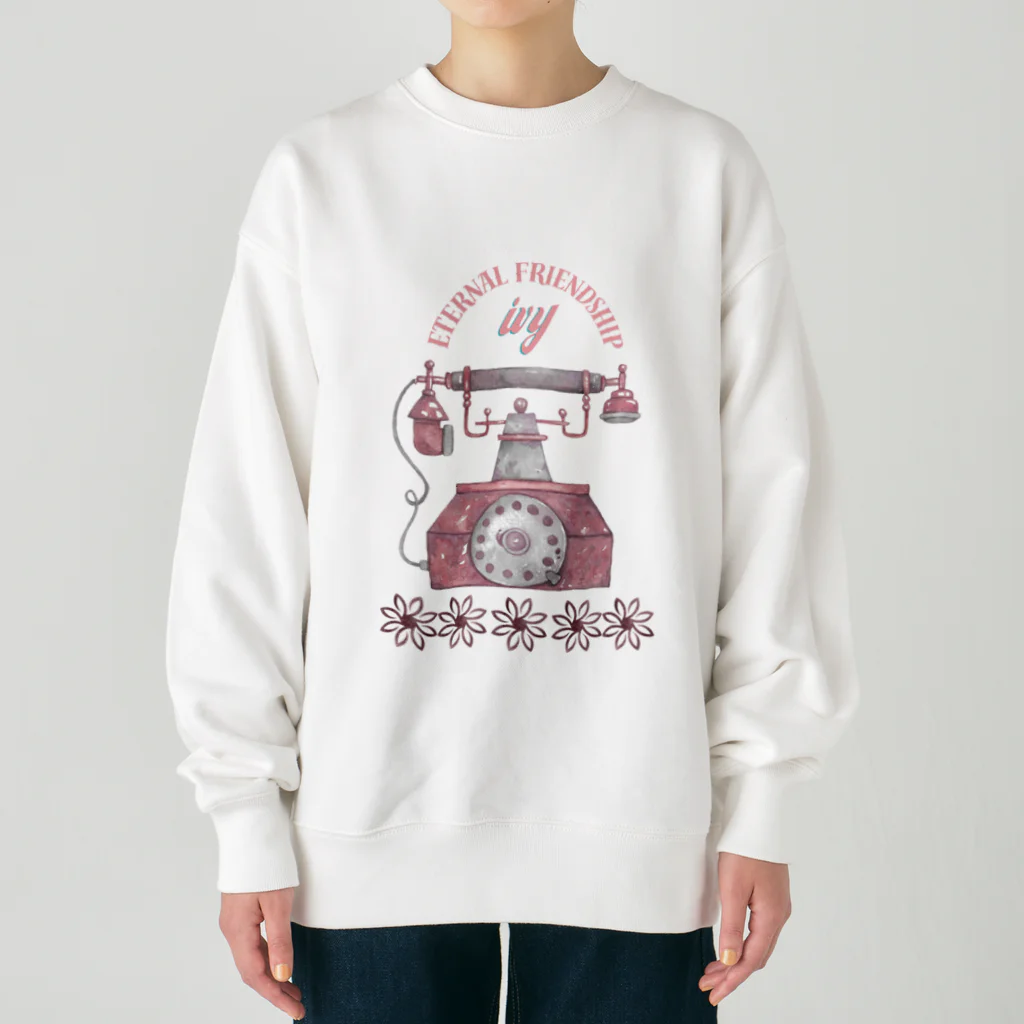 ivybloonのおしゃれテレフォン Heavyweight Crew Neck Sweatshirt