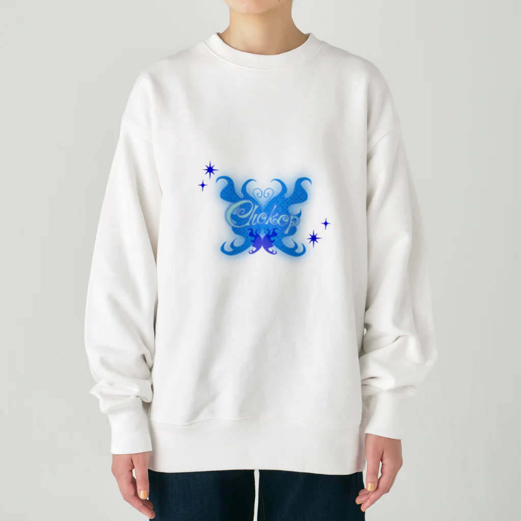 ちょこっぷのちょこっぷ オリジナル ロゴ グッズ🦋 Heavyweight Crew Neck Sweatshirt