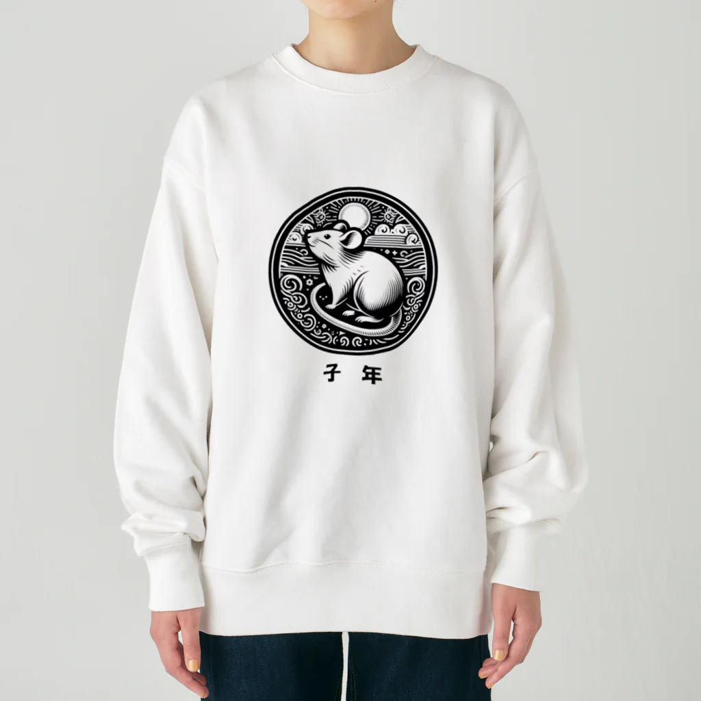 keystoneの子年 Heavyweight Crew Neck Sweatshirt