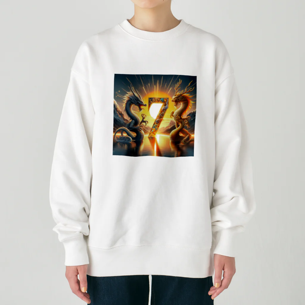 29 dragonのdrgonnumeber7 Heavyweight Crew Neck Sweatshirt