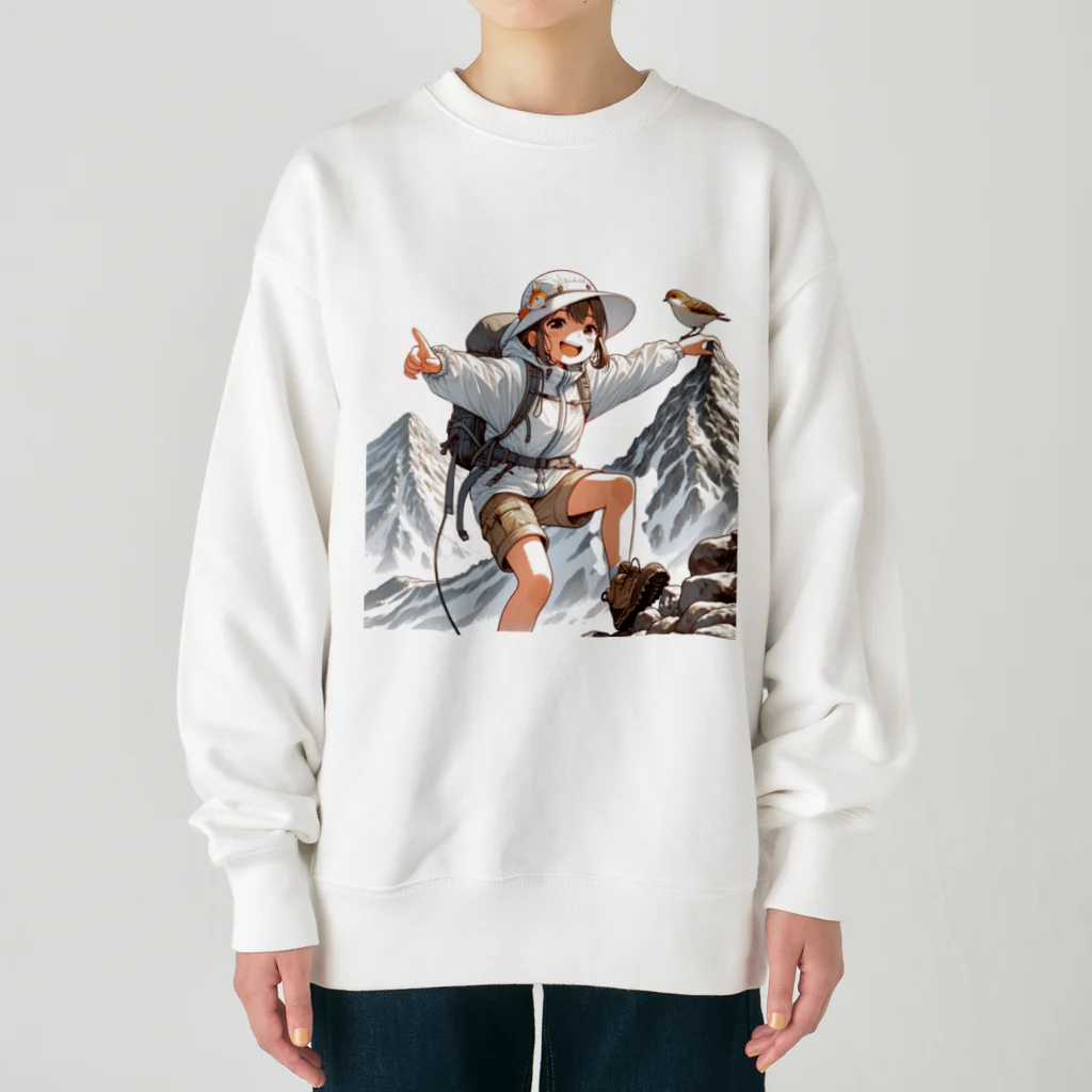 チェリモヤの山ガール 07 Heavyweight Crew Neck Sweatshirt