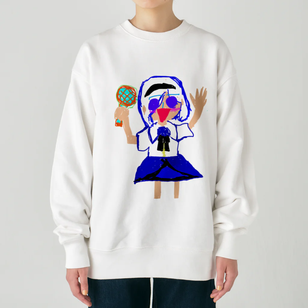 tune_ahiruのモブがあらわれたちゃん Heavyweight Crew Neck Sweatshirt