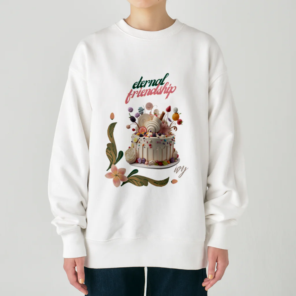 ivybloonのサプライズケーキ Heavyweight Crew Neck Sweatshirt