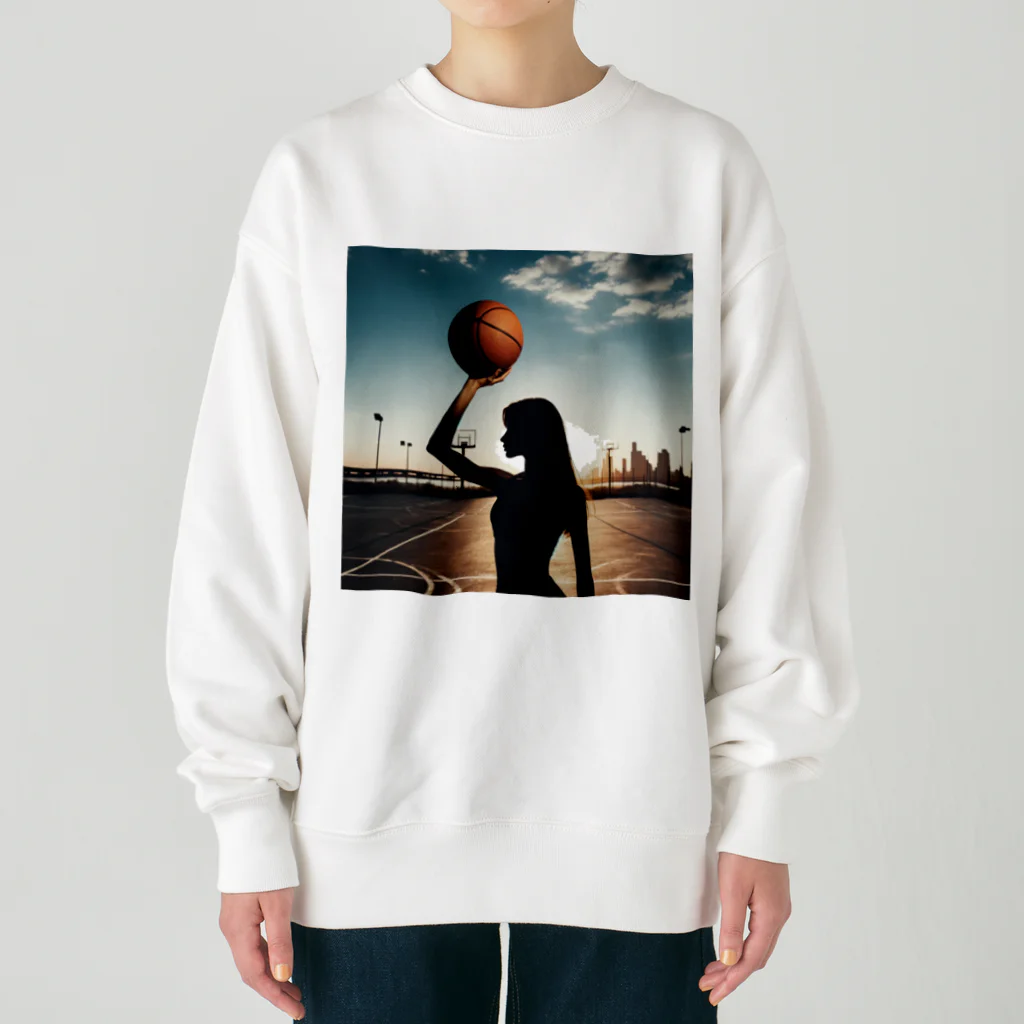 hikaLinootoのbasketgirl Heavyweight Crew Neck Sweatshirt