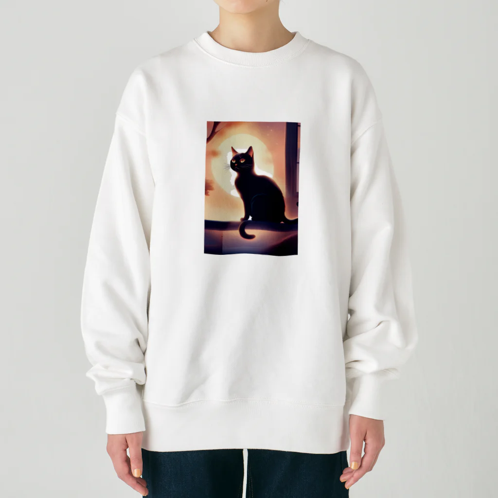 Considerate kitty shopの思いやり猫ちゃん Heavyweight Crew Neck Sweatshirt