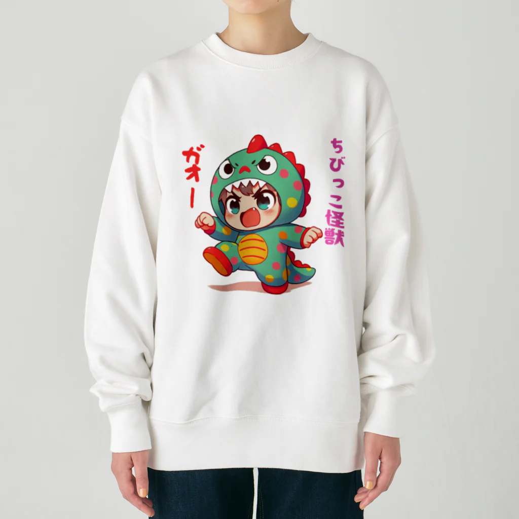 snow-birdのちびっこ怪獣 Heavyweight Crew Neck Sweatshirt