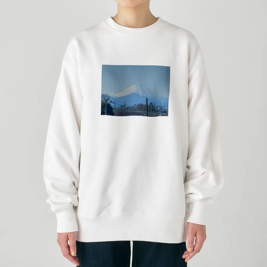 dreammakerの元日の富士山 Heavyweight Crew Neck Sweatshirt