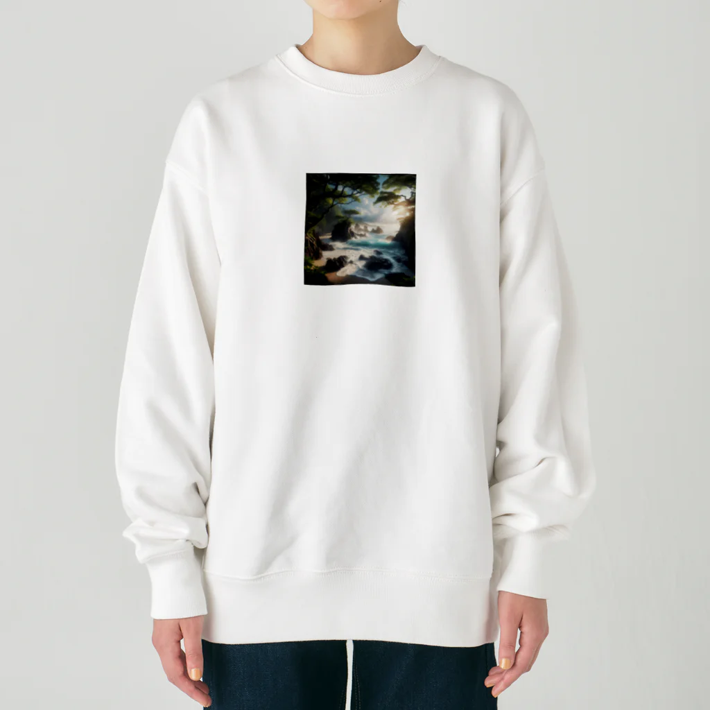 _marine_の一人の時間 Heavyweight Crew Neck Sweatshirt