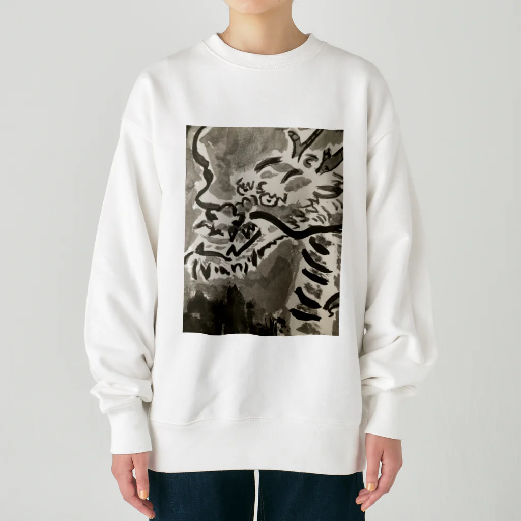 anao103の幸運の龍 Heavyweight Crew Neck Sweatshirt