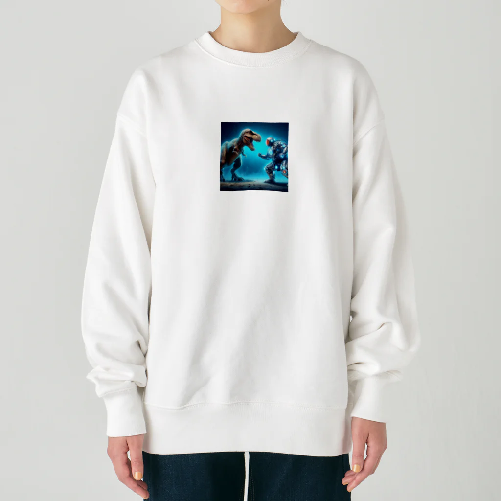 OTIRUBUTUBUTUの宇宙1決定戦 Heavyweight Crew Neck Sweatshirt