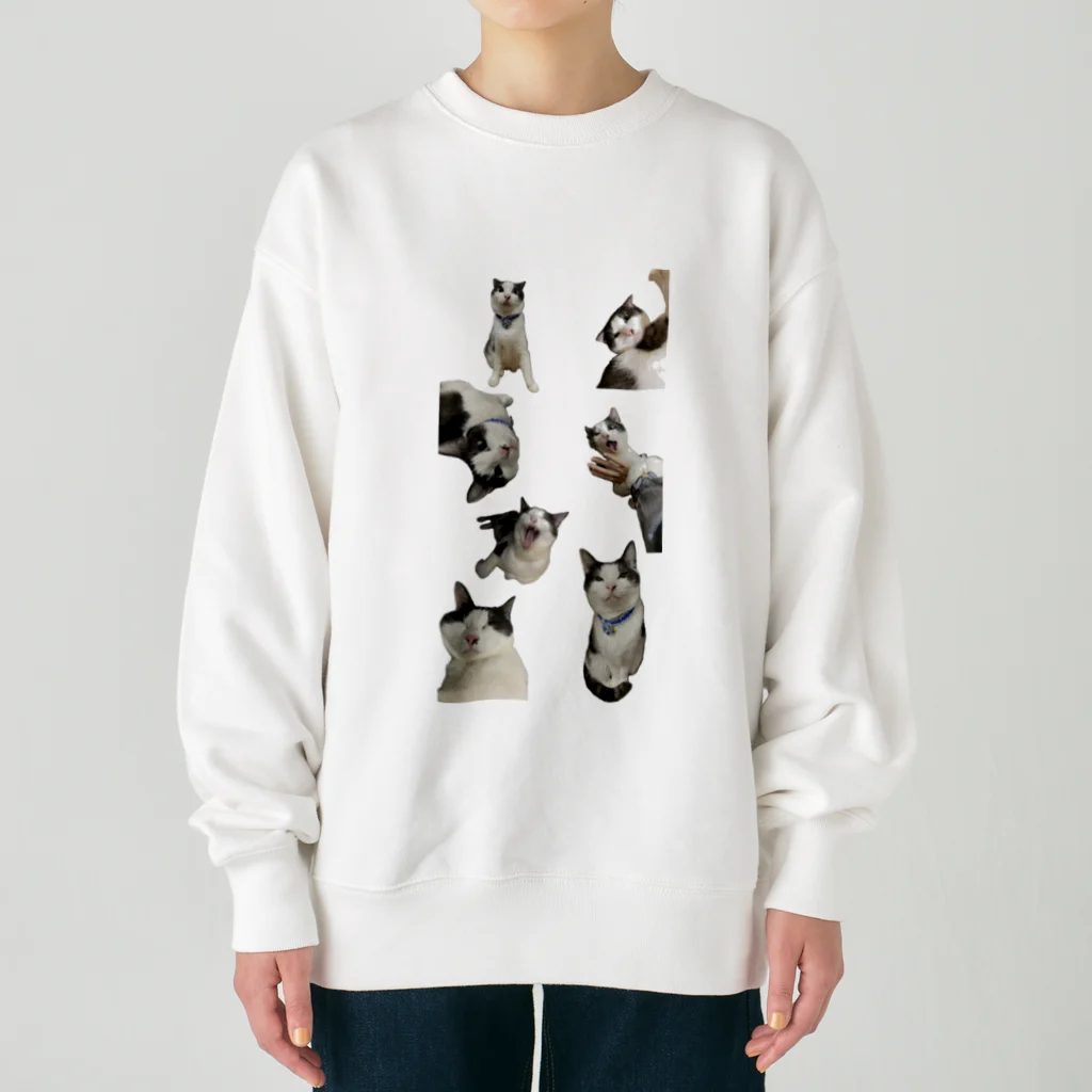 ネコノミコンみみかの実家の姫　レオン Heavyweight Crew Neck Sweatshirt