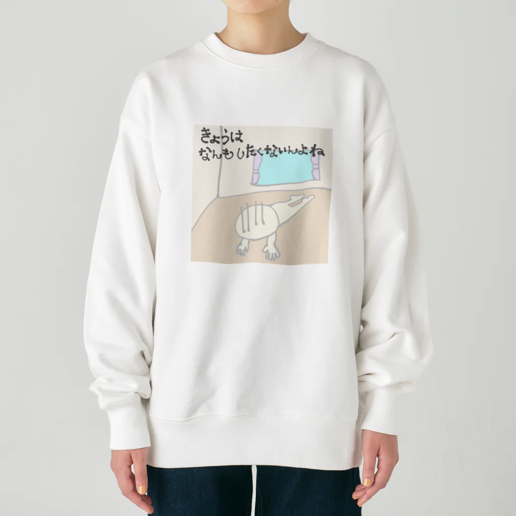 noiSutoaのエネルギー切れでグッタリ… Heavyweight Crew Neck Sweatshirt