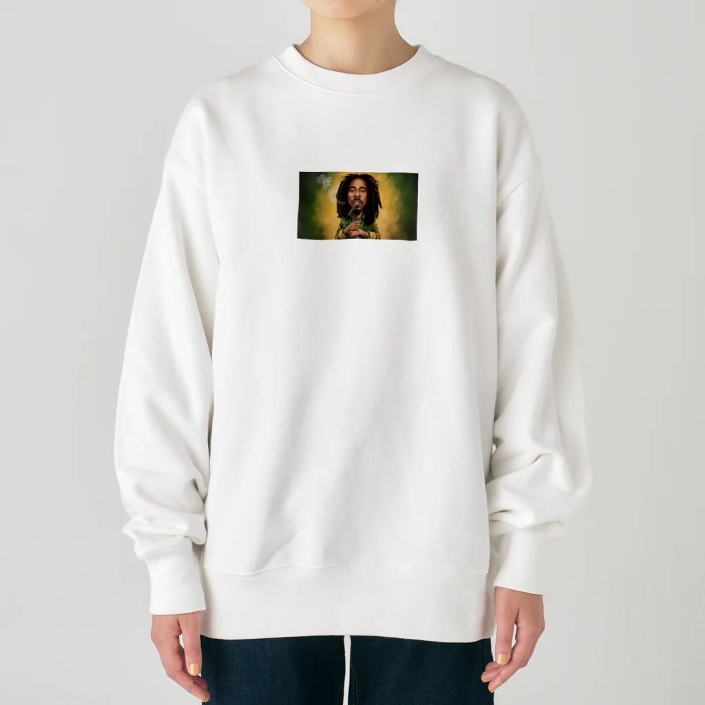 SSkTのマキマキタバコくん Heavyweight Crew Neck Sweatshirt