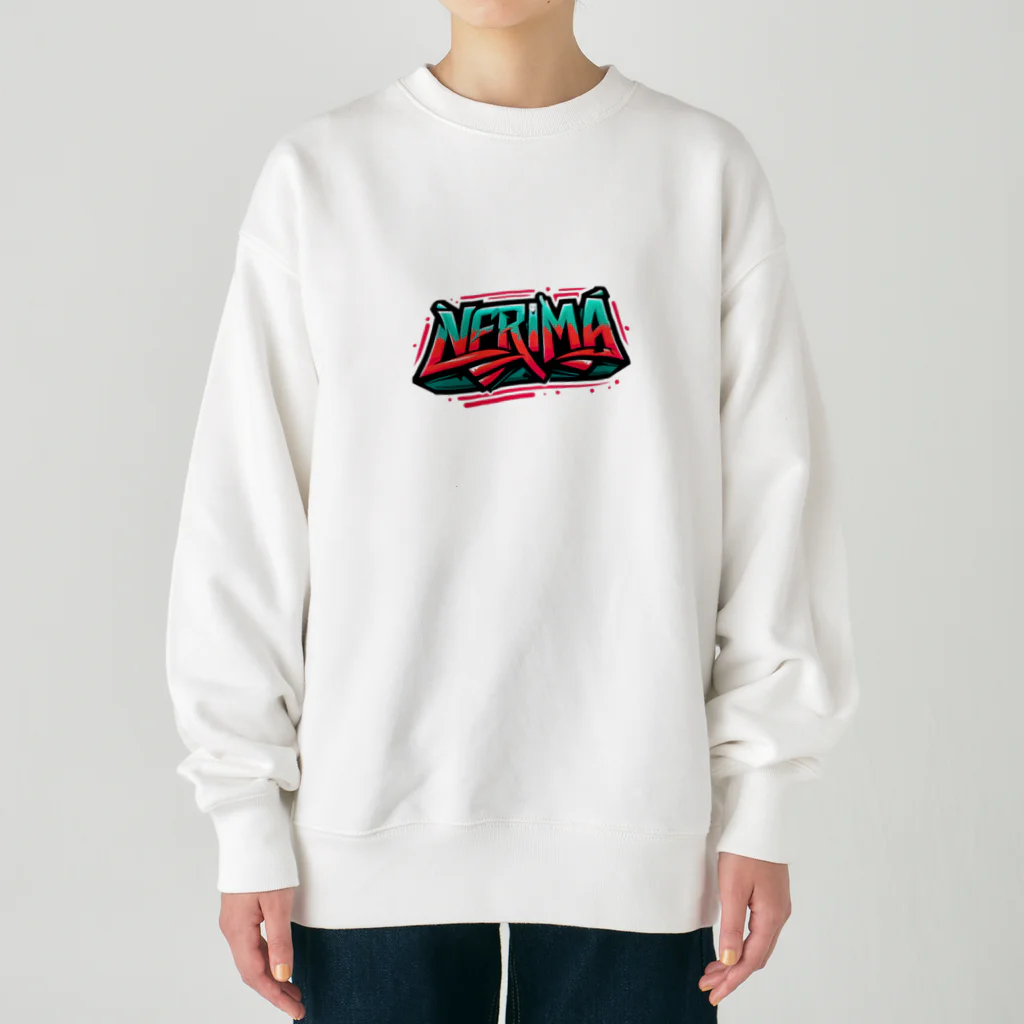 ore-journalのHipHopのグラフィティのロゴ「NERIMA(練馬)」 Heavyweight Crew Neck Sweatshirt