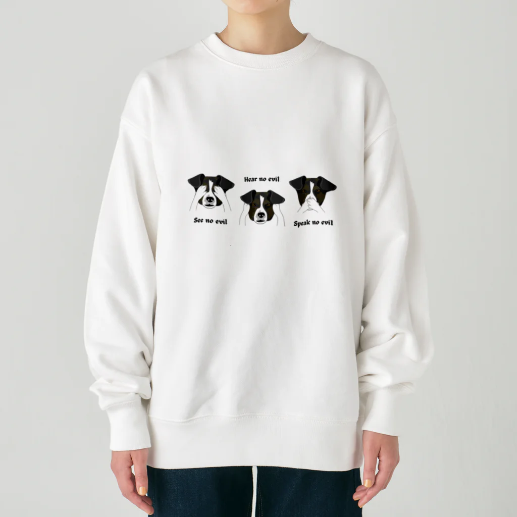 AwagoModeのsea no evil, hear no evil, speak no evil (30) Heavyweight Crew Neck Sweatshirt